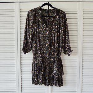 Current Air Los Angeles Black Floral Dress NWT | Medium